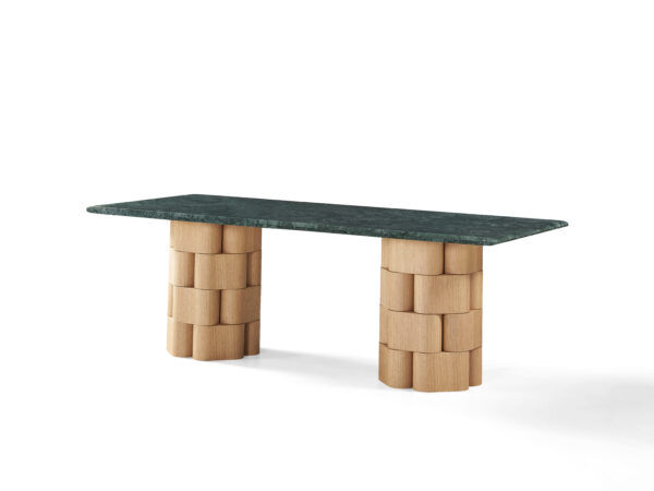 Indian Green Quartzite Dining Table