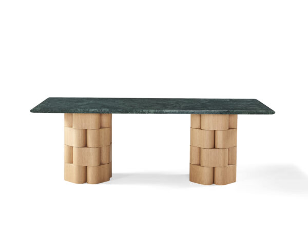 Indian Green Quartzite Dining Table