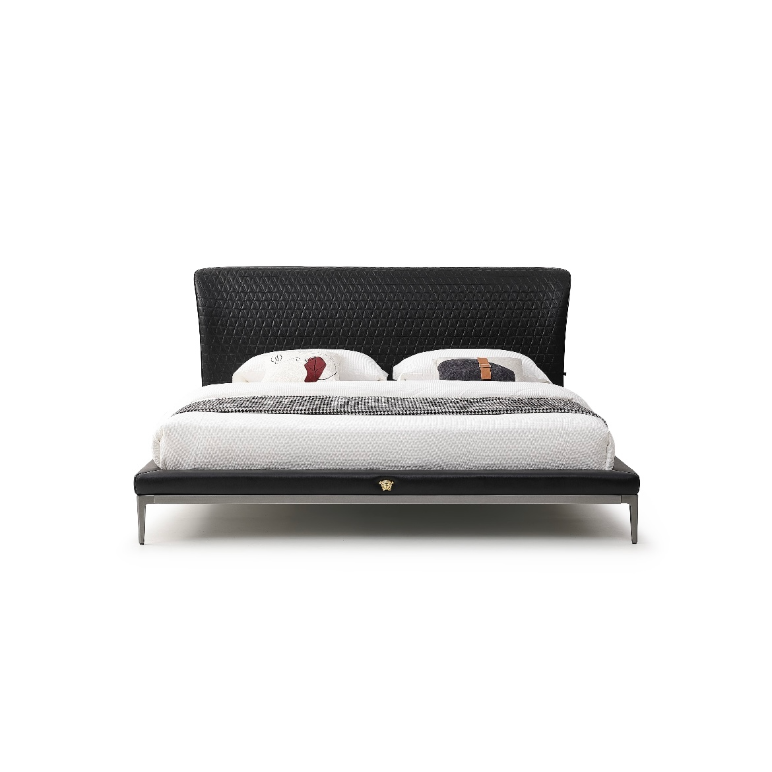 Royal‑Style Quilted Upholstered Bed - Image 3