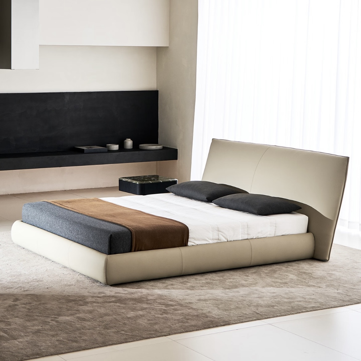 Suite‑Style Upholstered Bed - Image 2