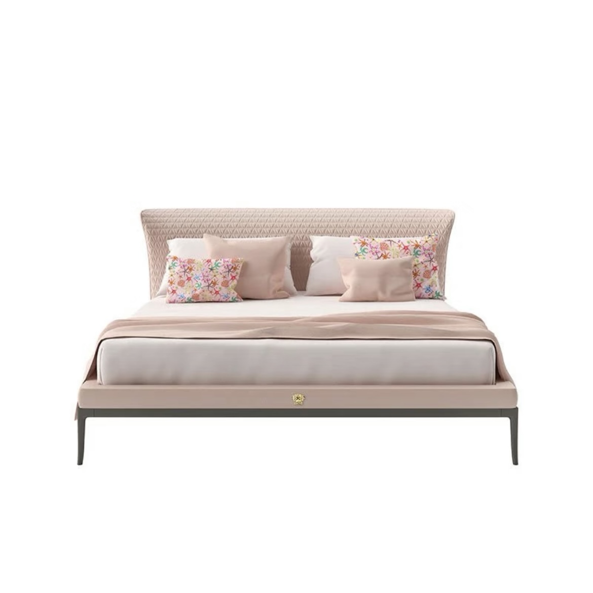 Royal‑Style Quilted Upholstered Bed - Image 6