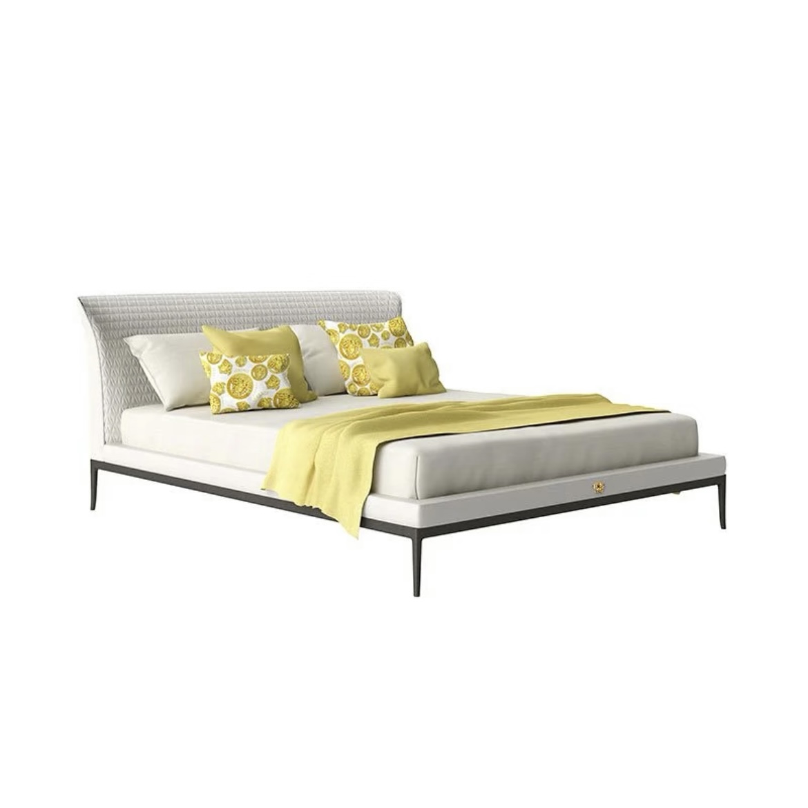 Royal‑Style Quilted Upholstered Bed - Image 7